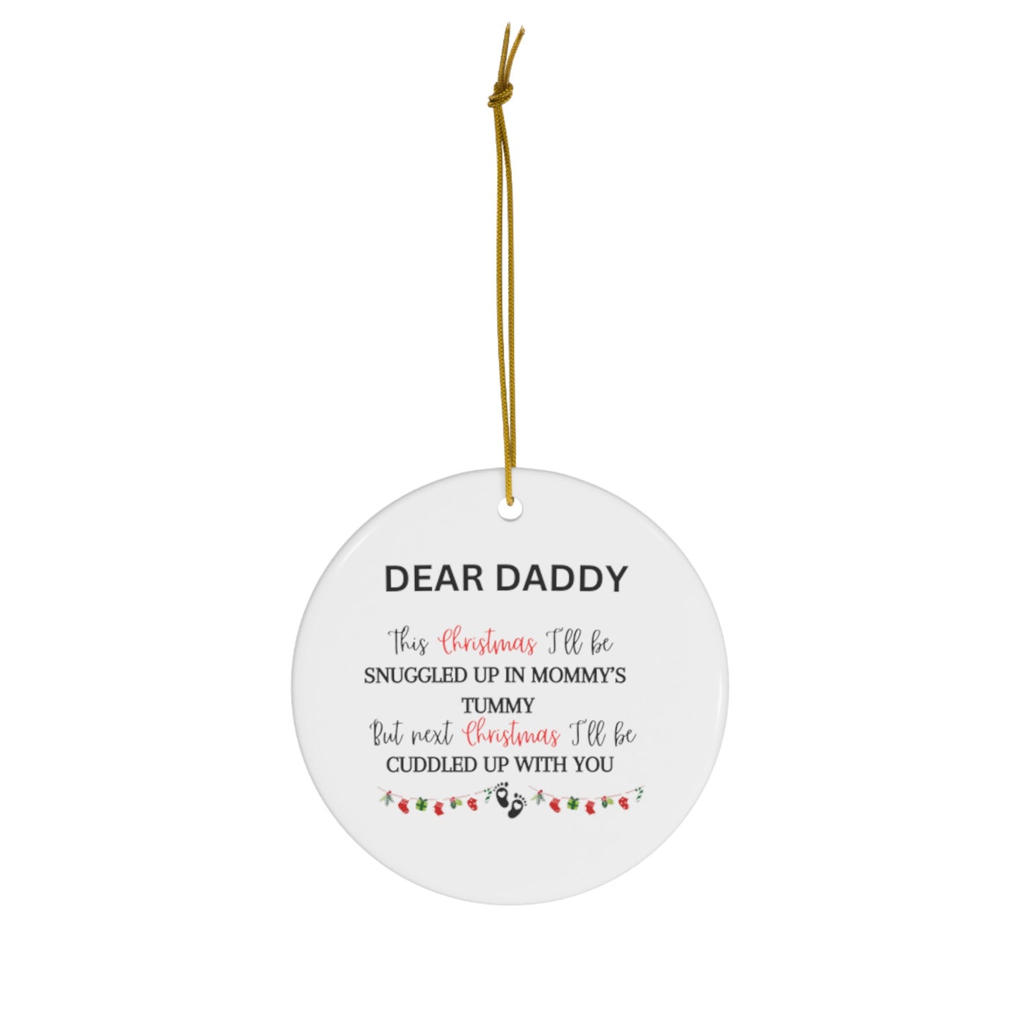 Dear Daddy Seasonal Ornament