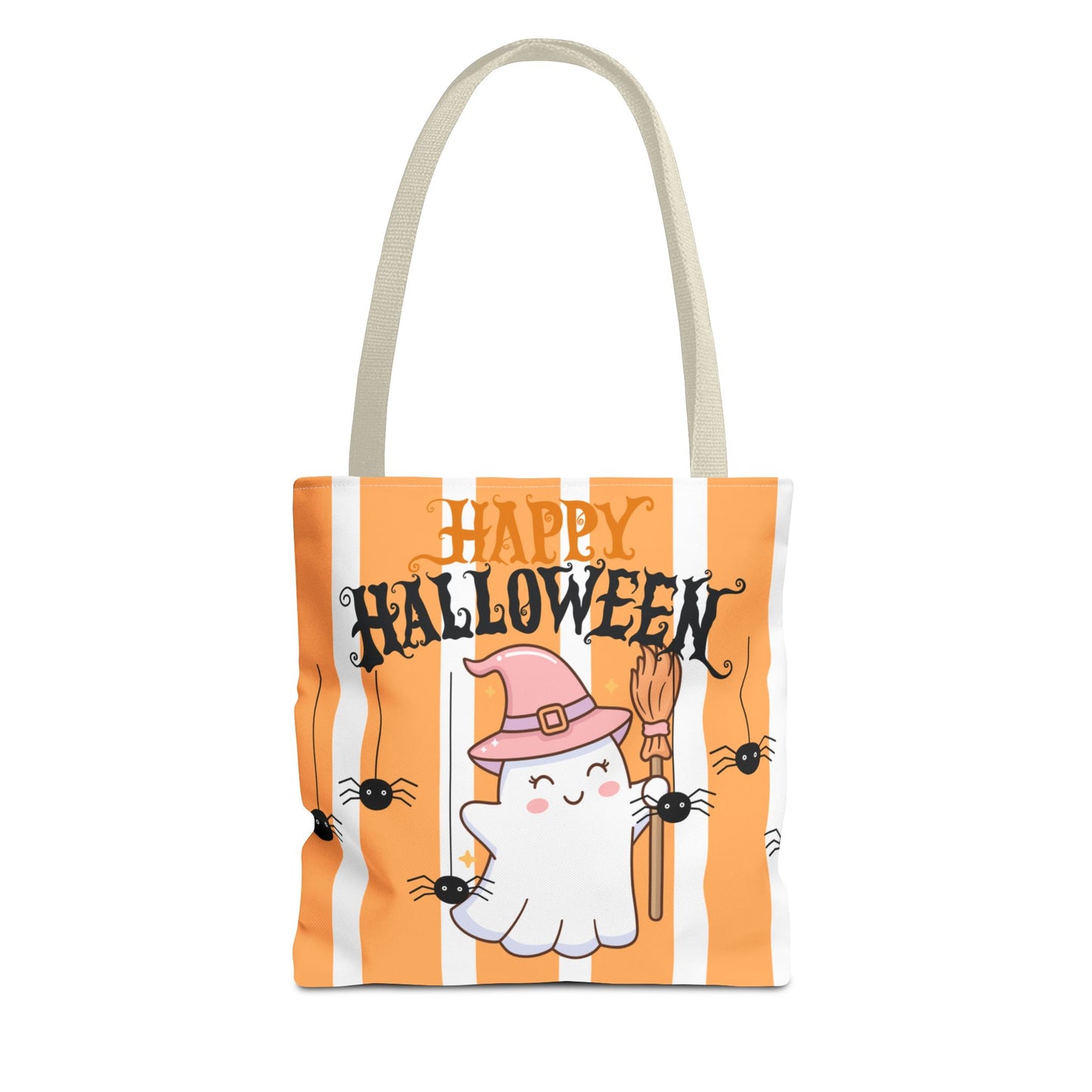 Halloween Tote Bag, Spooky Ghost Design, Fall Accessories, Trick or Treat Bag, Seasonal Gift, Cute Halloween Decor
