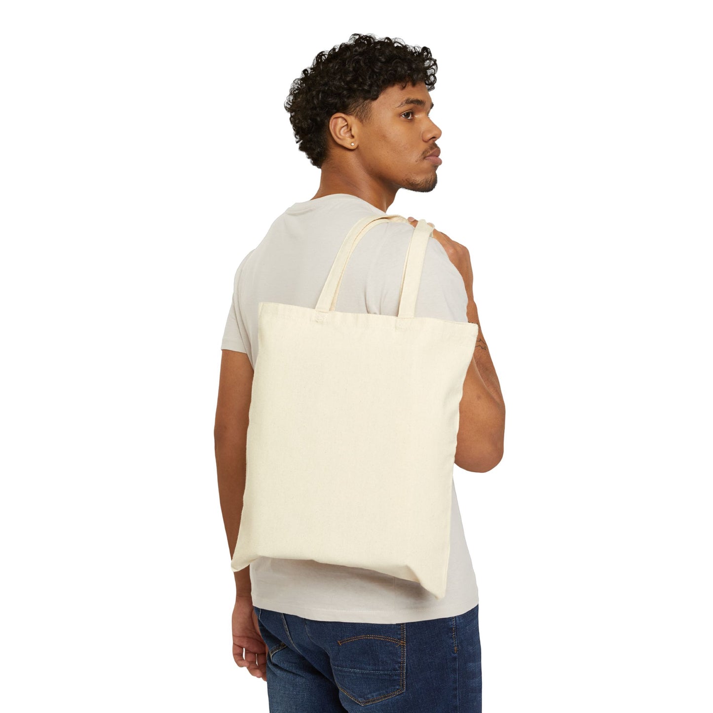 Cotton Canvas Haunted Home Tote Bag