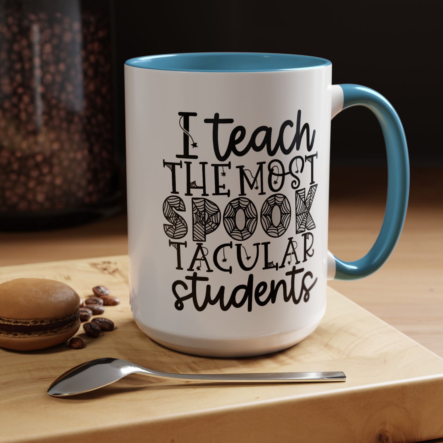 Spooktacular Teacher Coffee Mug | Perfect Gift for Educators | Halloween, Teacher Appreciation, Classroom Decor, Fun Drinkware