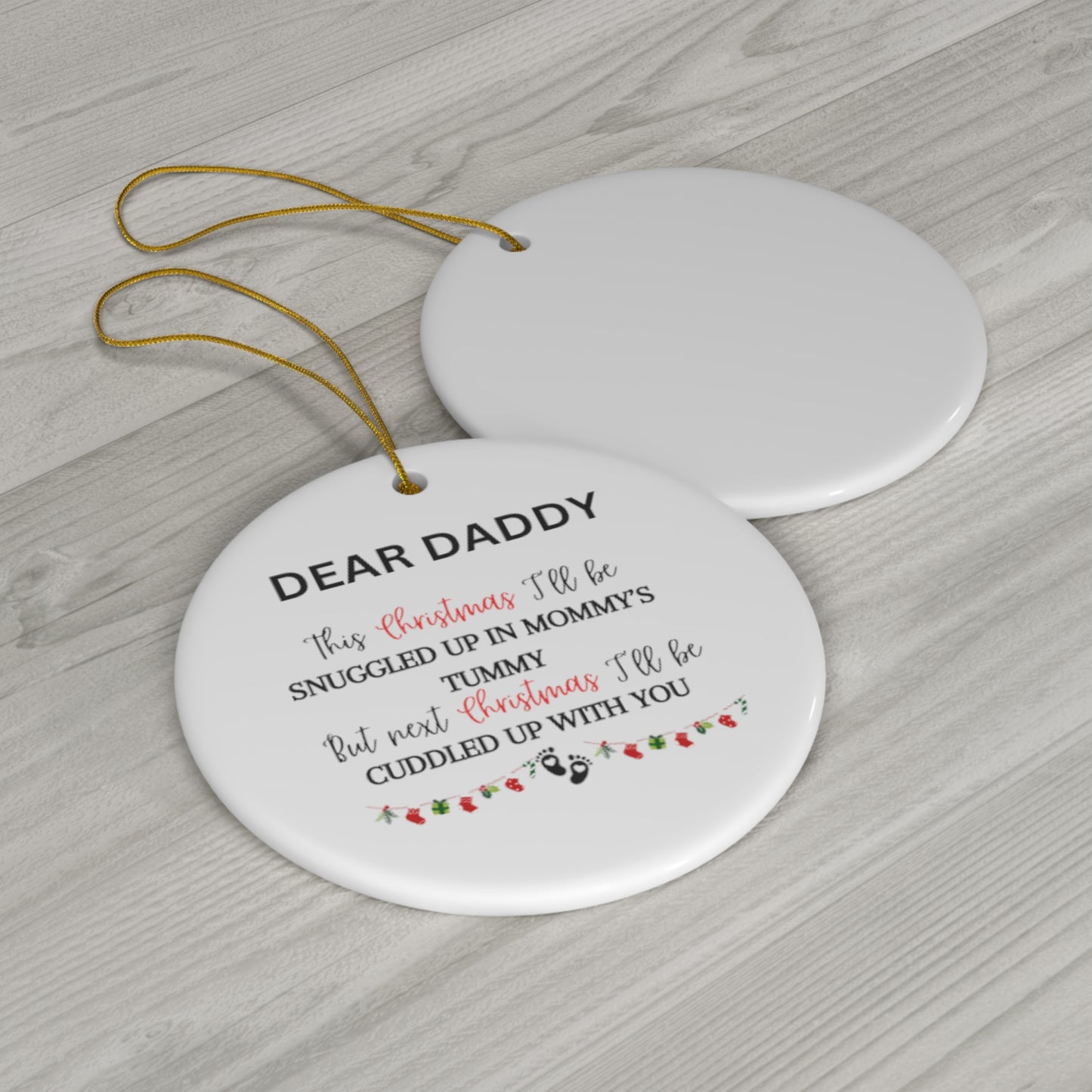 Dear Daddy Seasonal Ornament