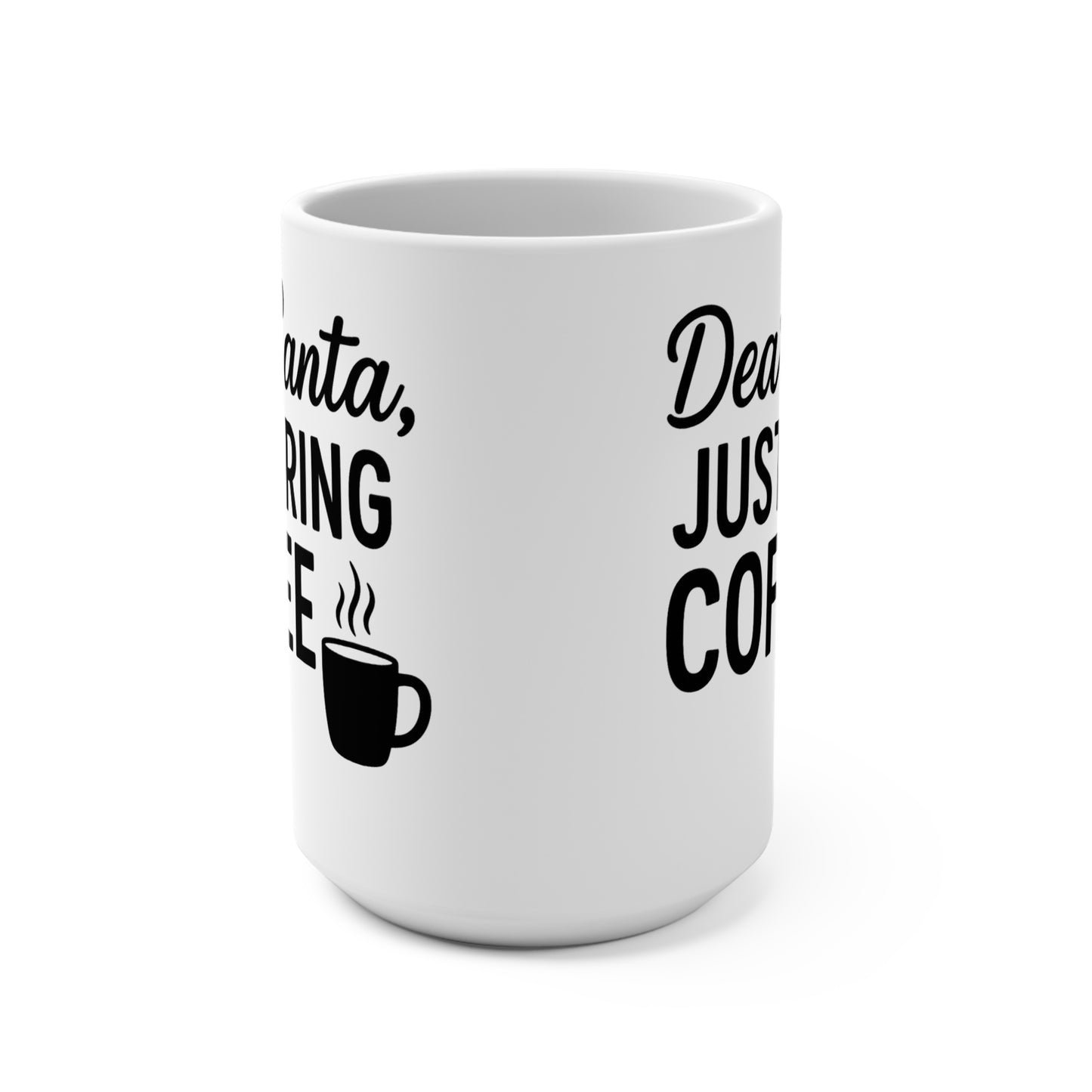 Christmas Coffee Mug - Cute Holiday Gift, Santa Coffee Cup, Funny Mug for Coffee Lovers, Gift for Her, Merry Christmas