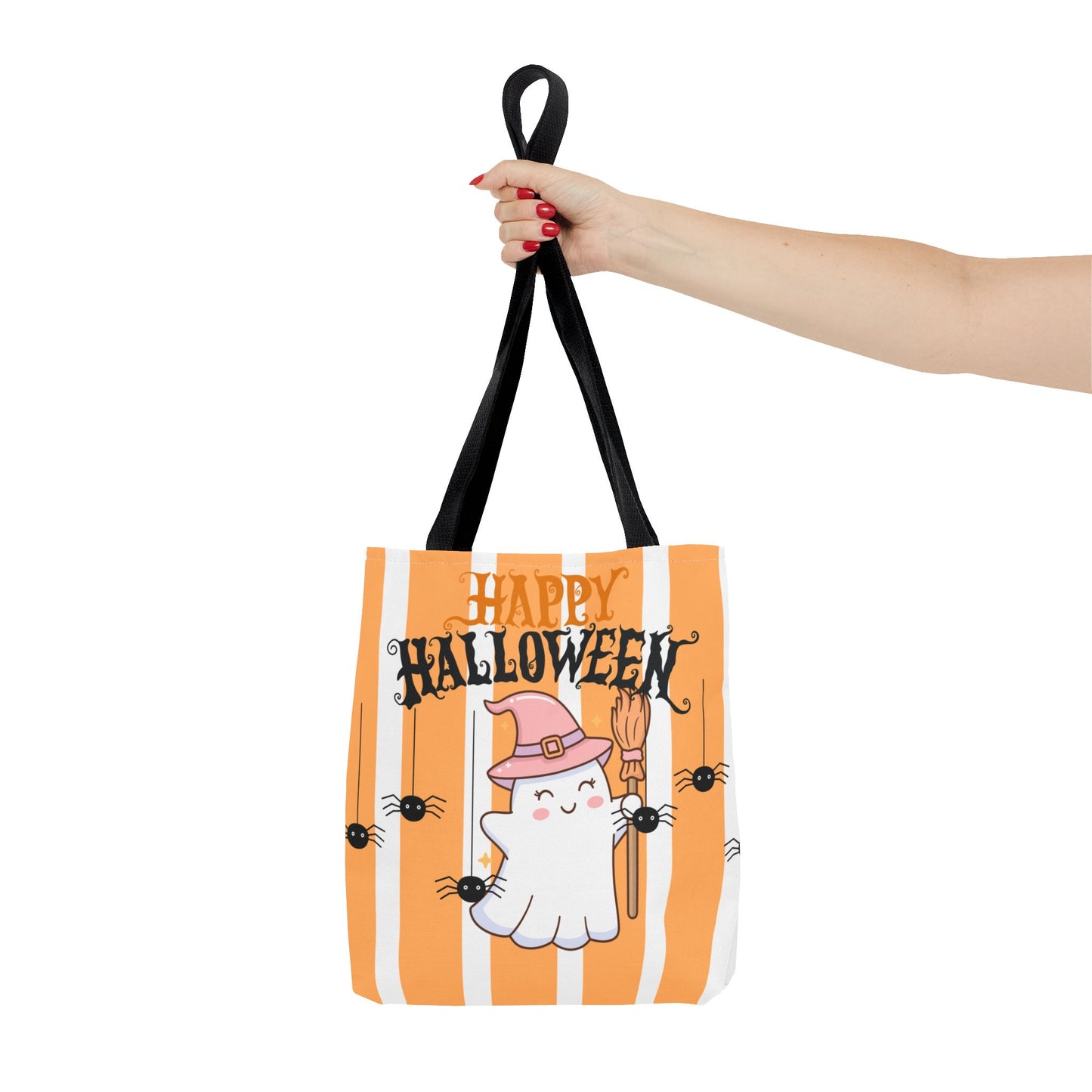 Halloween Tote Bag, Spooky Ghost Design, Fall Accessories, Trick or Treat Bag, Seasonal Gift, Cute Halloween Decor
