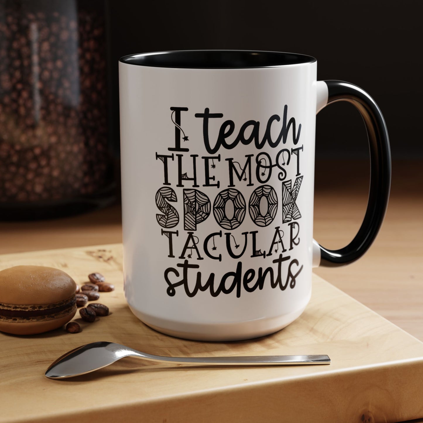 Spooktacular Teacher Coffee Mug | Perfect Gift for Educators | Halloween, Teacher Appreciation, Classroom Decor, Fun Drinkware