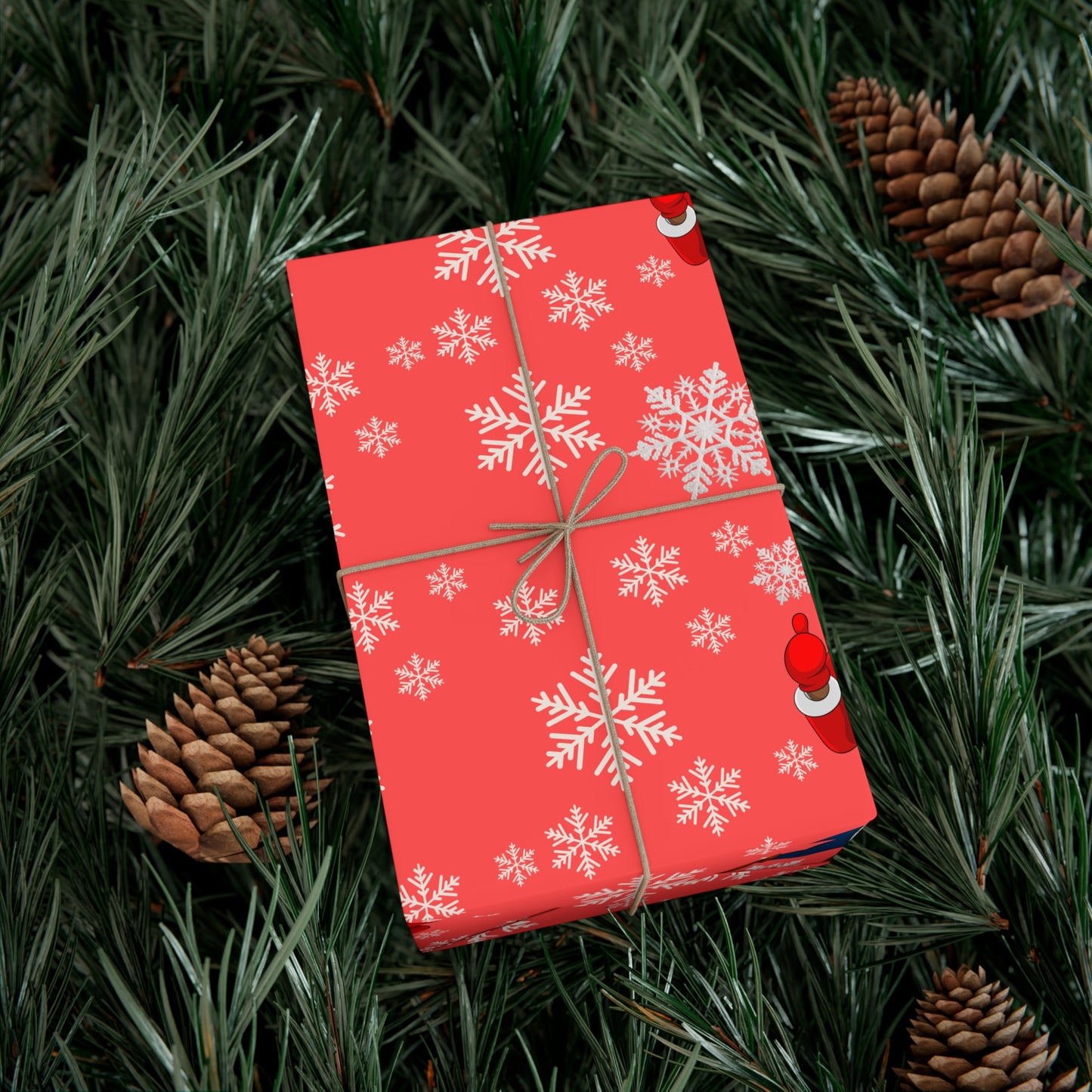 Black Santa Claus Wrapping Paper