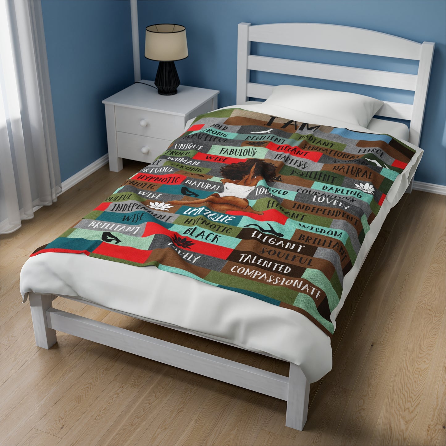 I Am Affirmation Plush Blanket