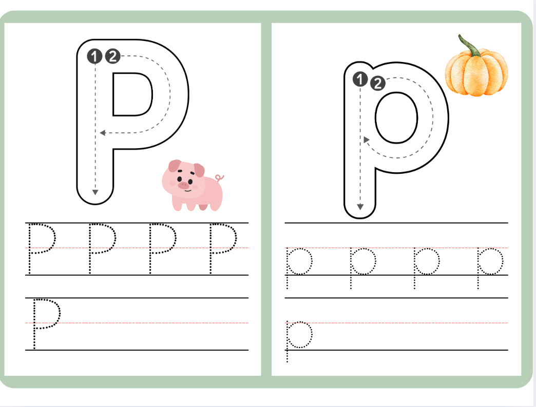 My Alphabet Tracing Book Digital Download