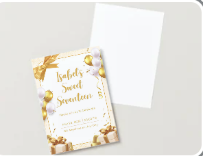 Sweet 16 Birthday Invitation, Sweet Sixteen, Digital Invitation, Editable Canva Template, quince invitation