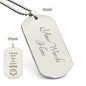 Super Hero Dog Tag Necklace