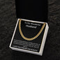 To My Wonderful Husband Cuban Link Chain