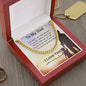 To My Dad Cuban Link Chain