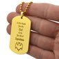Super Hero Dog Tag Necklace