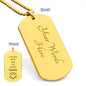 Super Hero Dog Tag Necklace