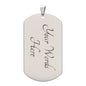 To My Son Love Dad Dog Tag