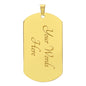To My Son Love Dad Dog Tag