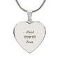 Best Mom Ever Heart Necklace