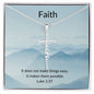Faith Cross Necklace