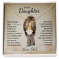 My Daughter | I will protect you always - Alluring Beauty necklace