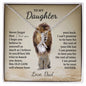 My Daughter | I will protect you always - Alluring Beauty necklace