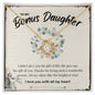 My Bonus Daughter | Always shine like a star - Love Knot Necklace