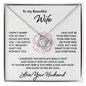 My Beautiful Wife | Feel my love - Love Knot Necklace