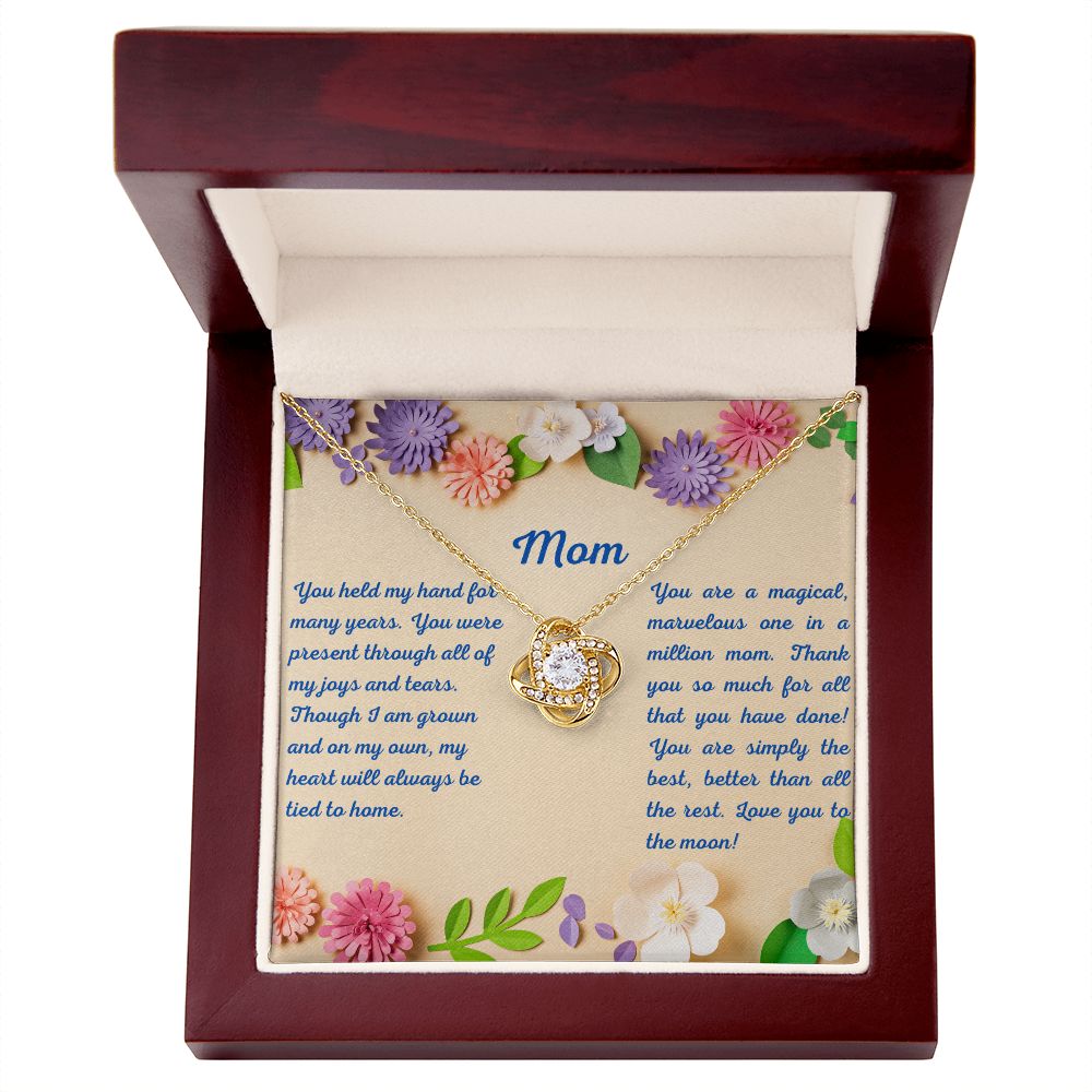 Mom Love Knot Necklace