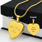 Best Mom Ever Heart Necklace