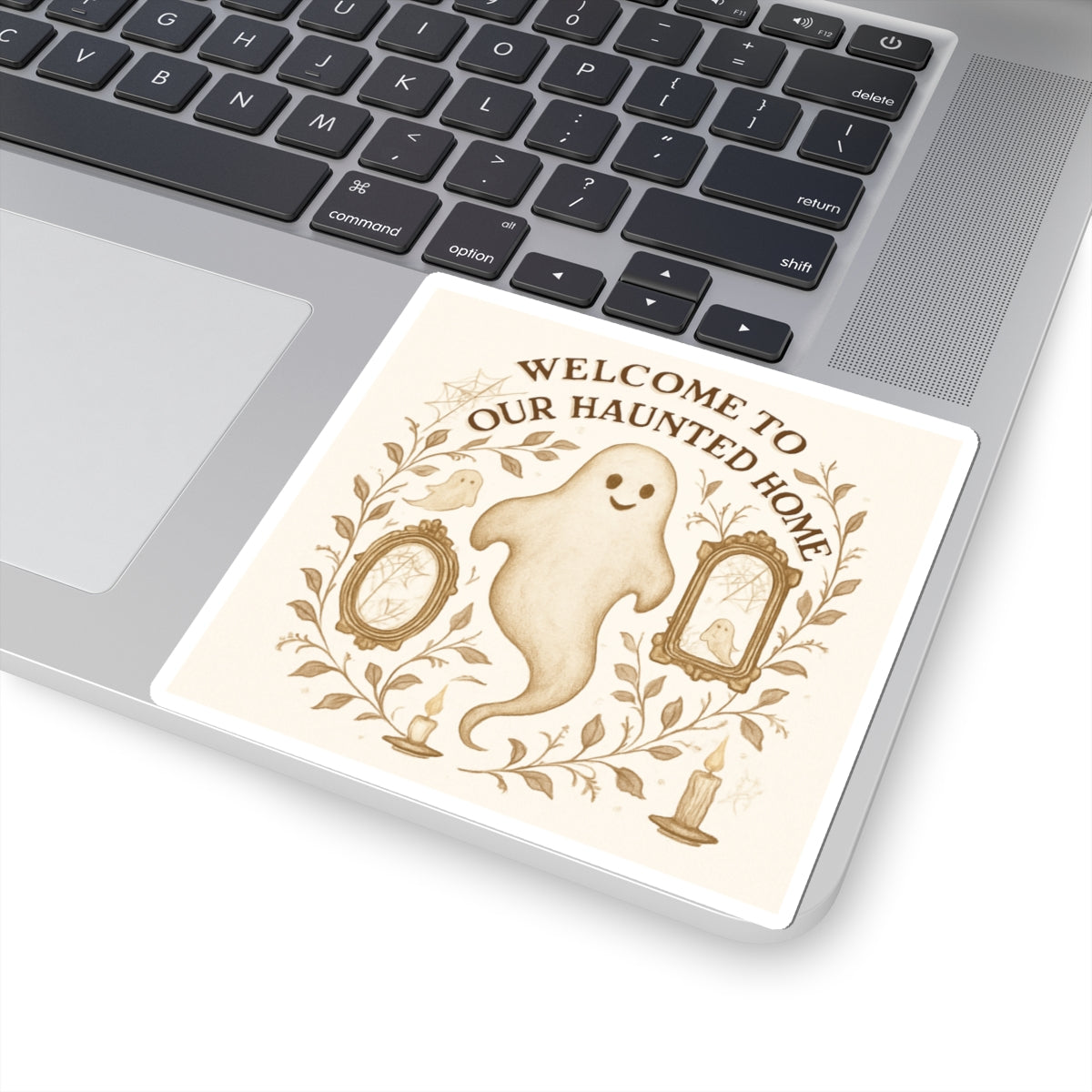 Welcome to Our Haunted Home Kiss-Cut Stickers