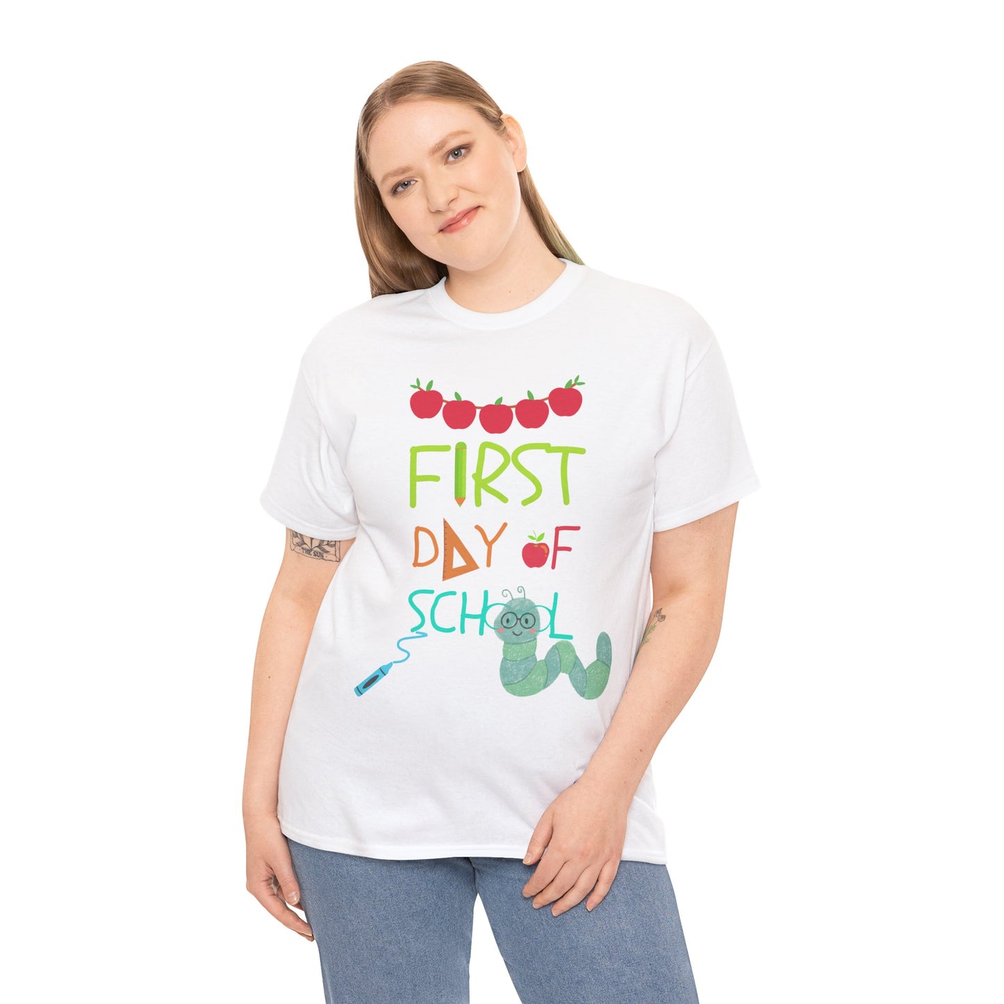 First Day of School Unisex  Cotton Tee