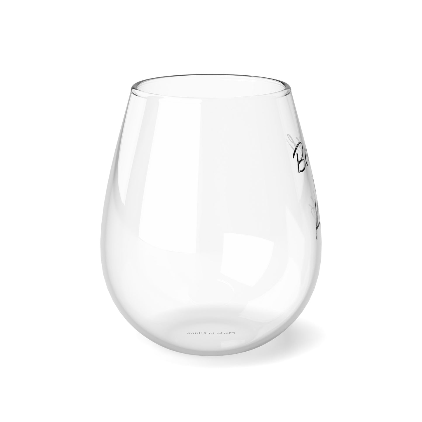 Because of Kids Stemless Wine Glass, 11.75oz