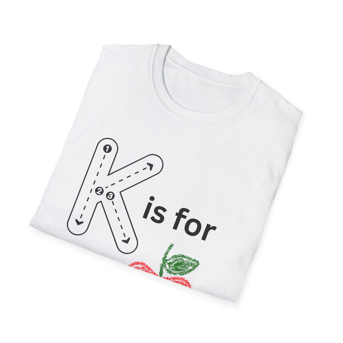 Kindergarten K is for T-Shirt, Unisex Tee, Teacher Gifts, Back to School Shirt, Cute Kids Apparel, Classroom Outfit