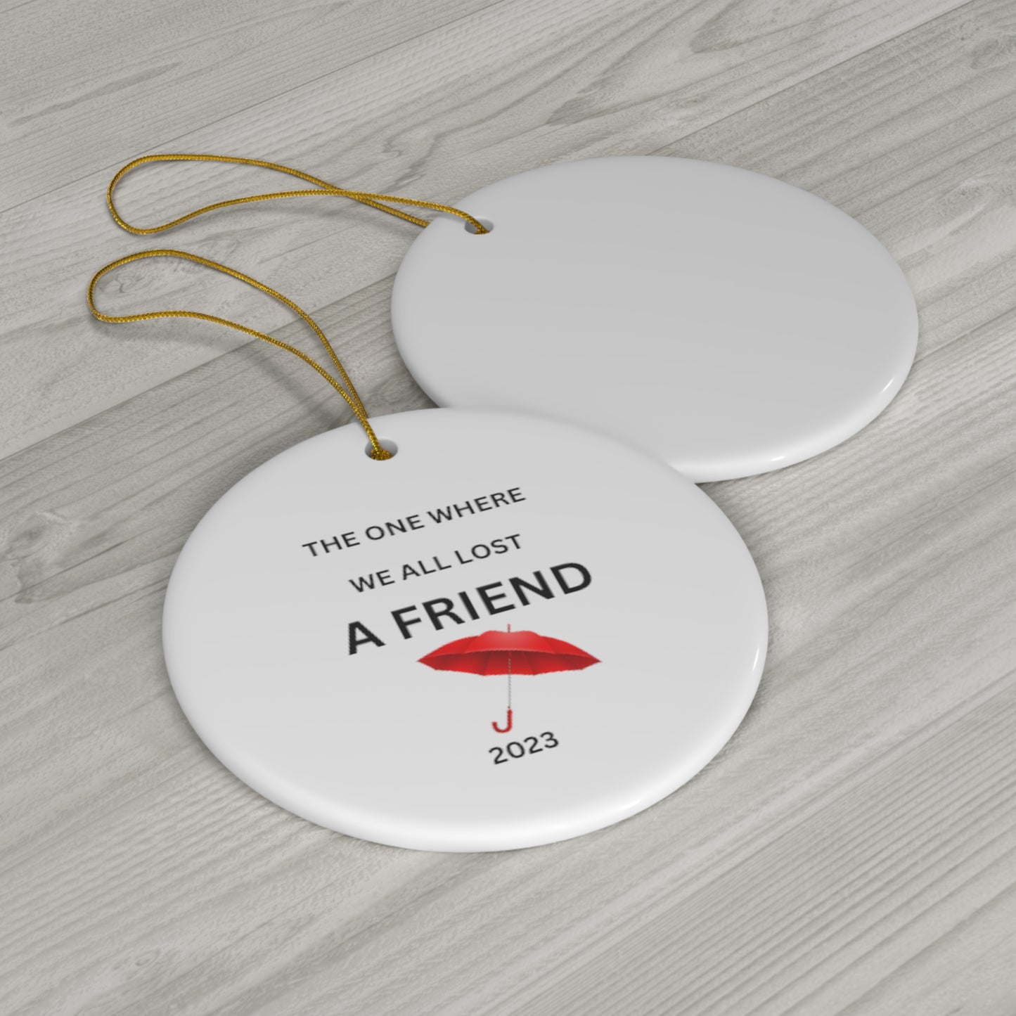 Friends Christmas Ornament