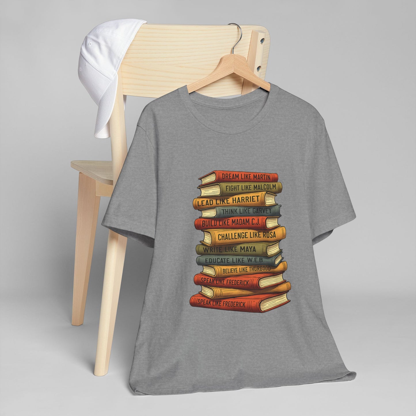 Black History Books T-Shirt | Dream Like Martin Lead Like Harriet Shirt | African American History Tee | Educator Gift