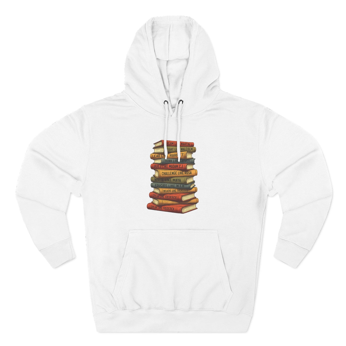 Black History Books Hoodie | Dream Like Martin Lead Like Harriet Hoodie | African American History Hoodie | Educator Gift