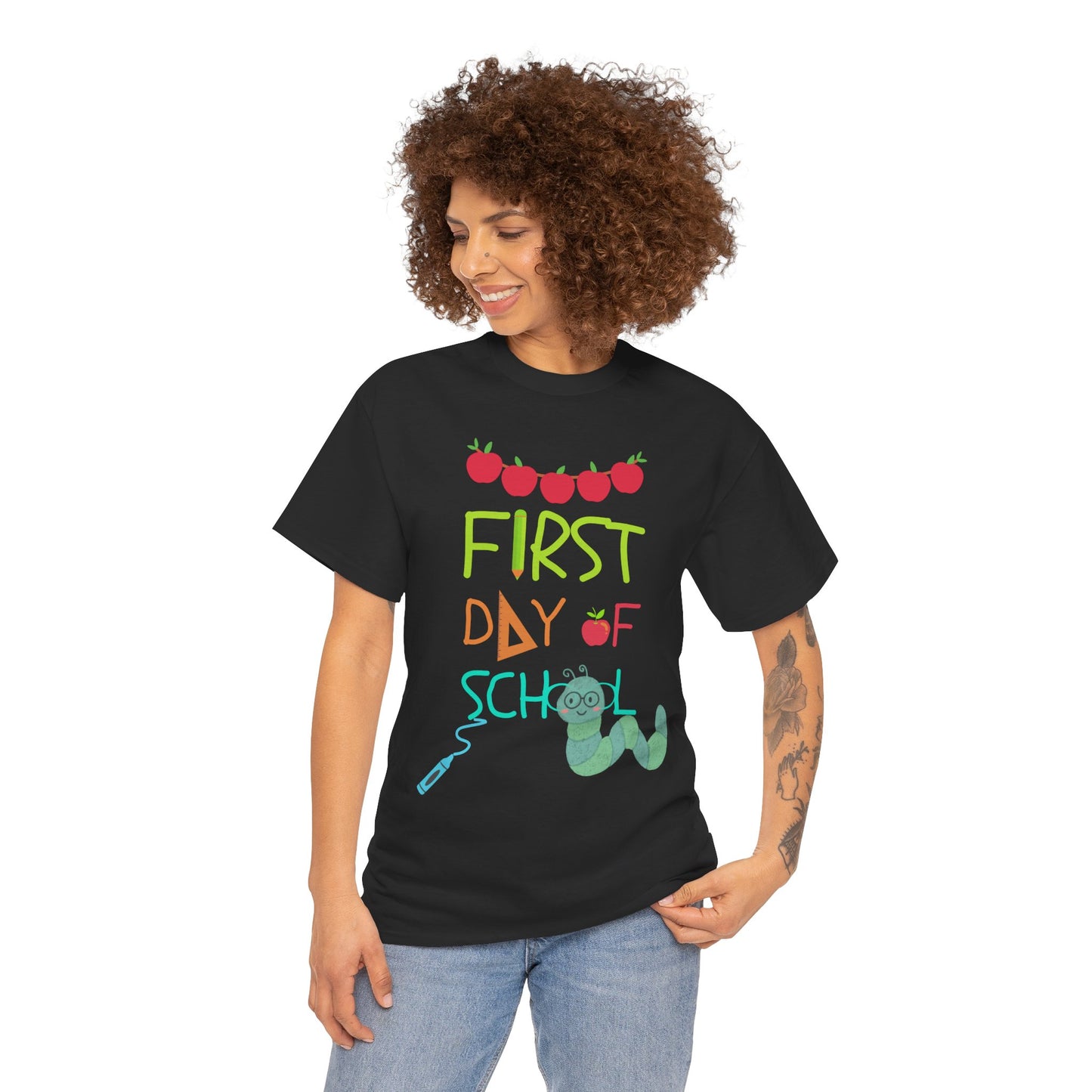 First Day of School Unisex  Cotton Tee