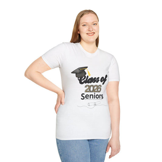 Class of 2023 Senior Unisex T-Shirt, Graduation Shirt, Celebration Tee, School Spirit Apparel, Unique Gift for Graduates