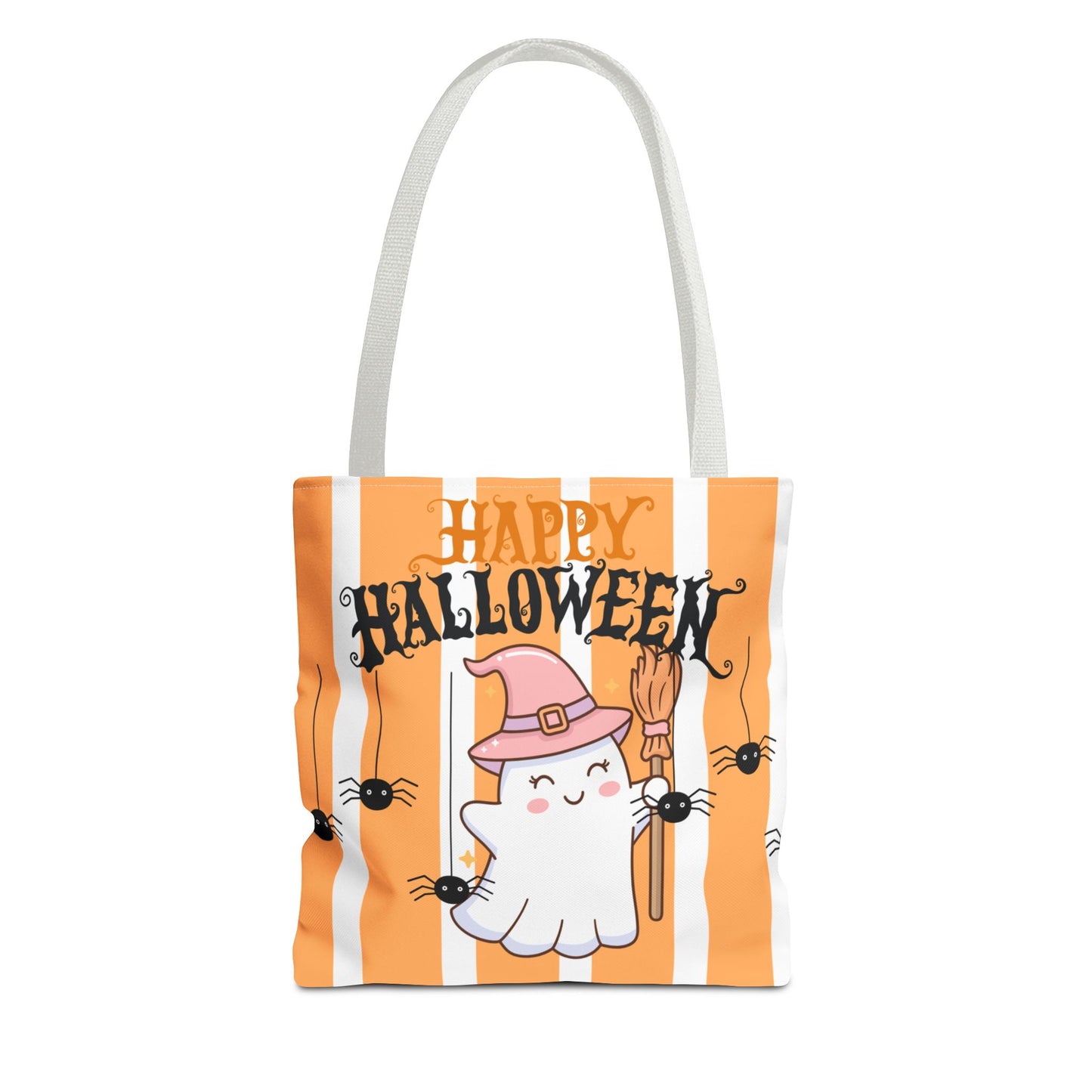 Halloween Tote Bag, Spooky Ghost Design, Fall Accessories, Trick or Treat Bag, Seasonal Gift, Cute Halloween Decor
