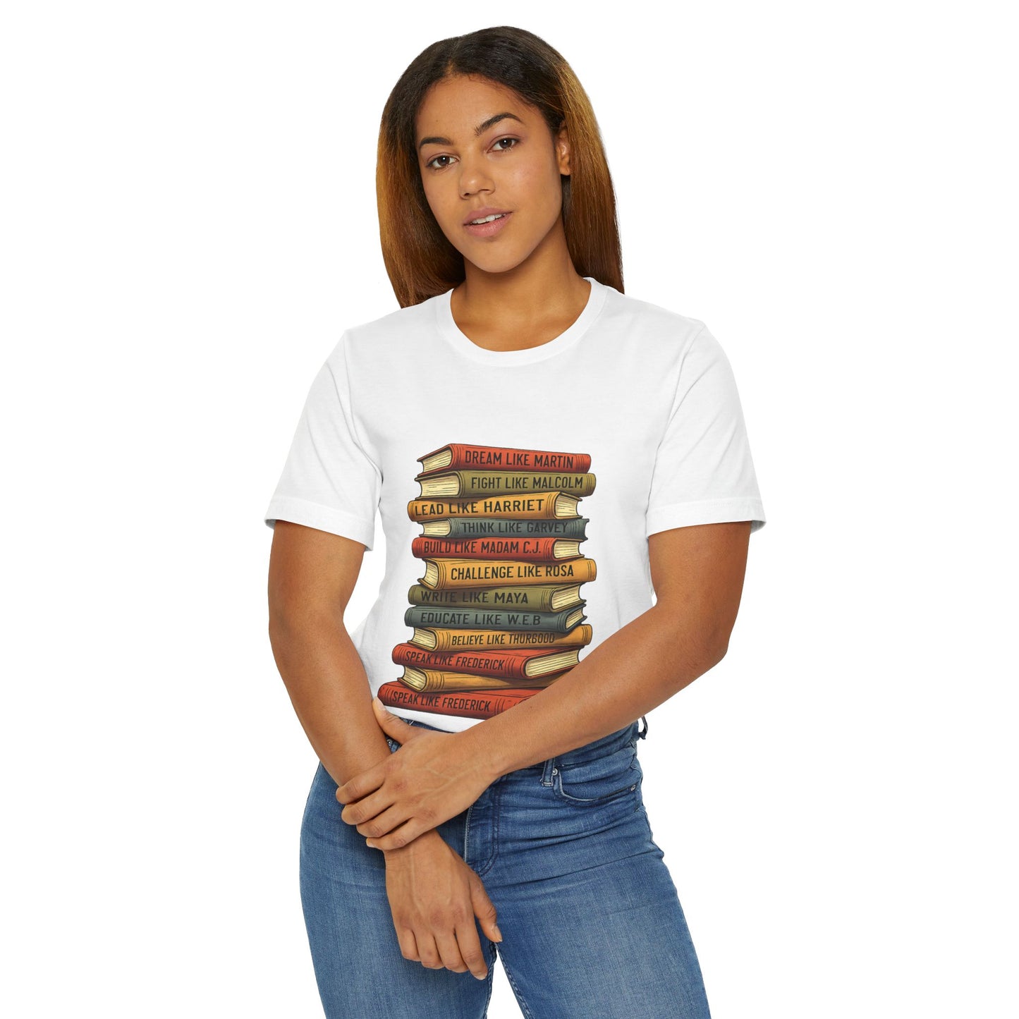 Black History Books T-Shirt | Dream Like Martin Lead Like Harriet Shirt | African American History Tee | Educator Gift
