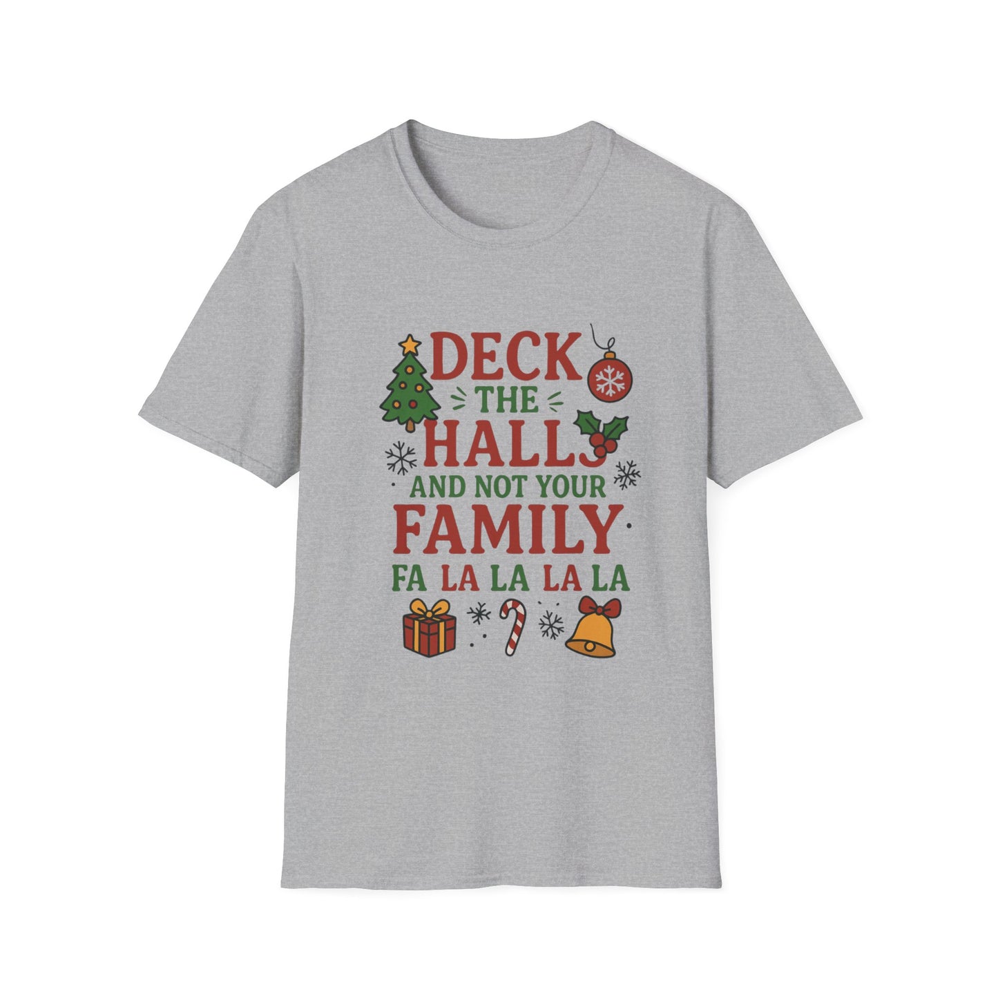 Festive Family T-Shirt | Holiday Cheer Tee, Christmas Shirt, Matching Family Apparel, Funny Gift, Fa La La La La