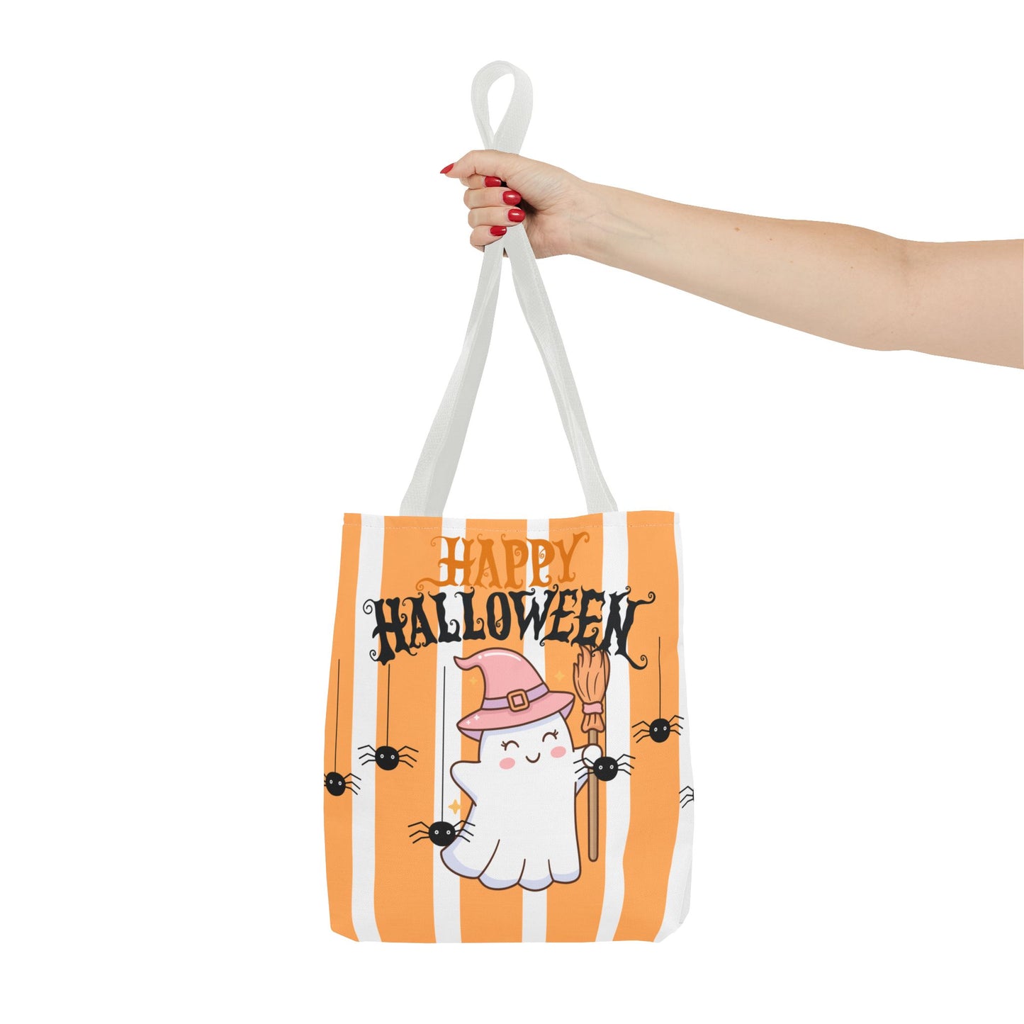 Halloween Tote Bag, Spooky Ghost Design, Fall Accessories, Trick or Treat Bag, Seasonal Gift, Cute Halloween Decor