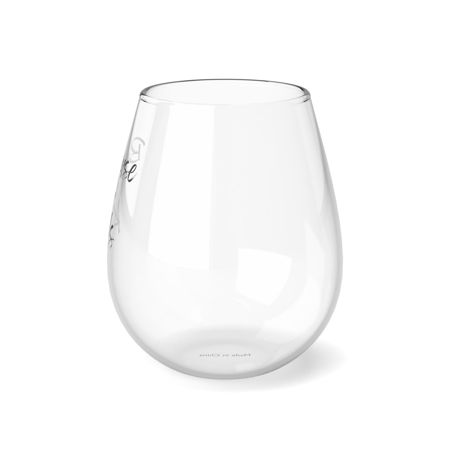 Because of Kids Stemless Wine Glass, 11.75oz