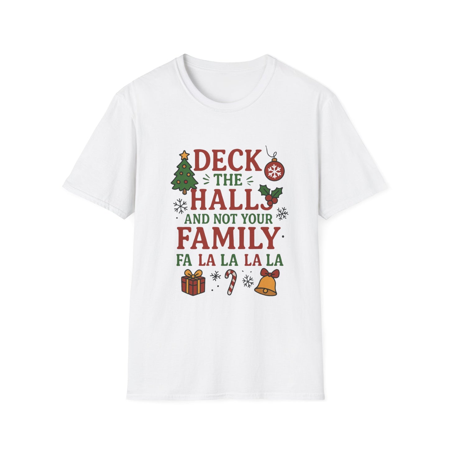 Festive Family T-Shirt | Holiday Cheer Tee, Christmas Shirt, Matching Family Apparel, Funny Gift, Fa La La La La