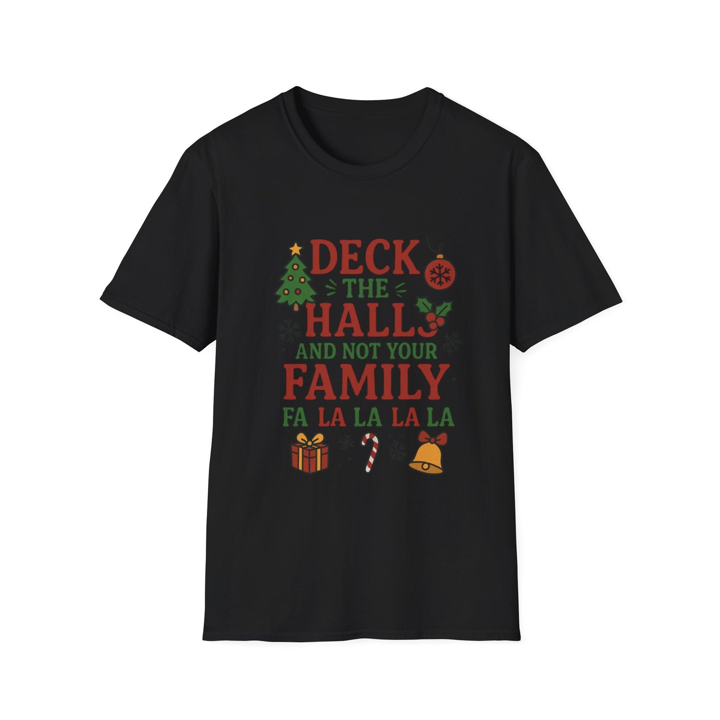 Festive Family T-Shirt | Holiday Cheer Tee, Christmas Shirt, Matching Family Apparel, Funny Gift, Fa La La La La
