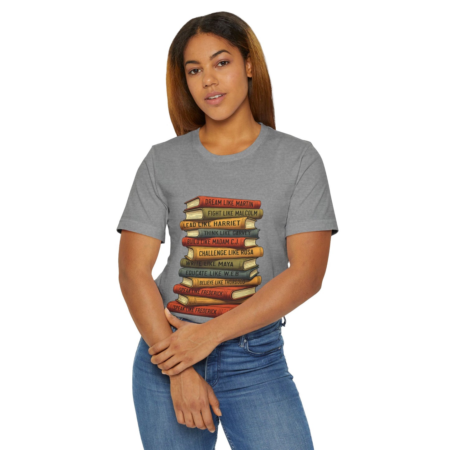 Black History Books T-Shirt | Dream Like Martin Lead Like Harriet Shirt | African American History Tee | Educator Gift