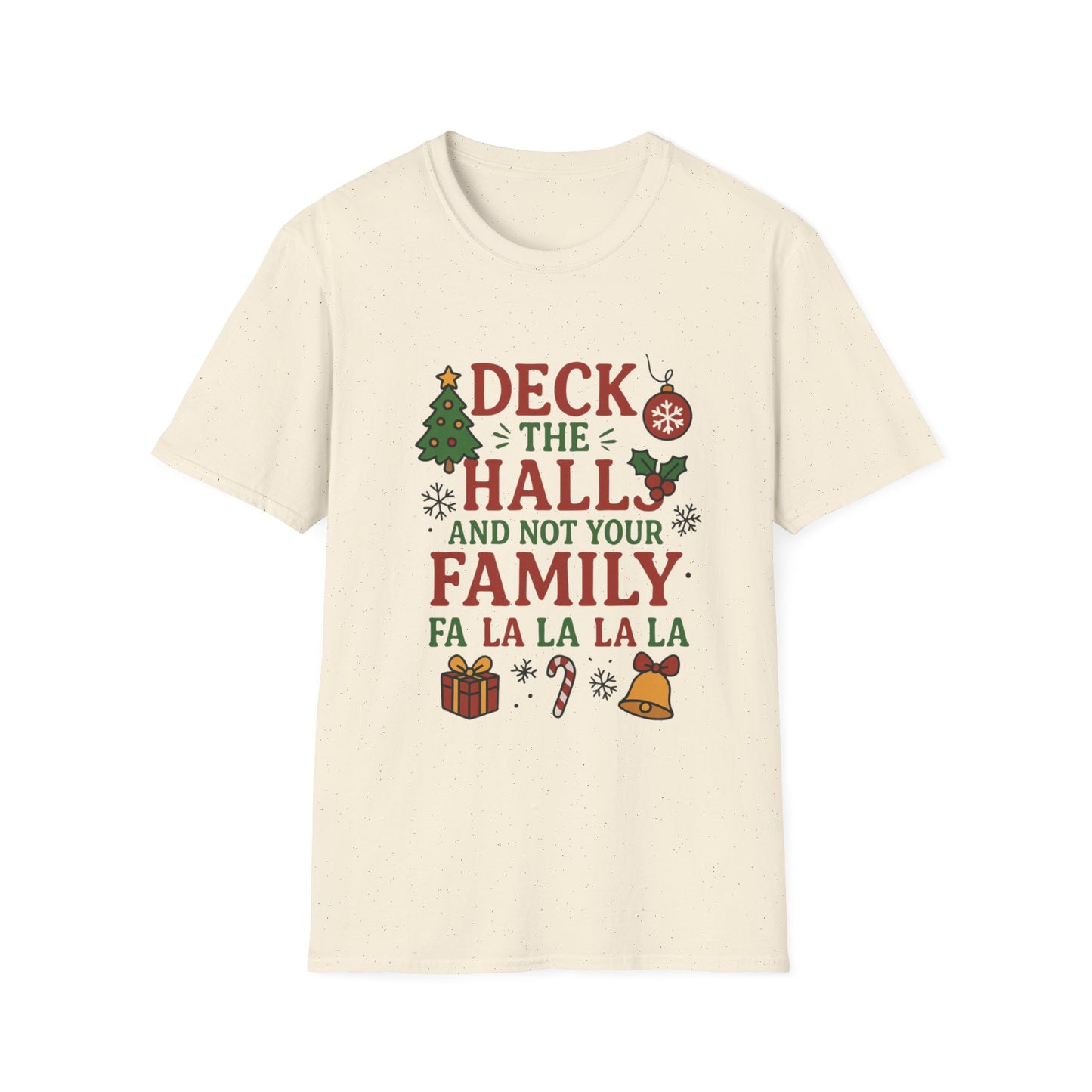 Festive Family T-Shirt | Holiday Cheer Tee, Christmas Shirt, Matching Family Apparel, Funny Gift, Fa La La La La