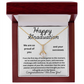 Graduation Necklace With Heartfelt Message