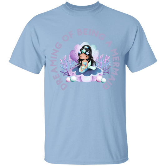 Dreaming of Being a Mermaid Kid T Shirt