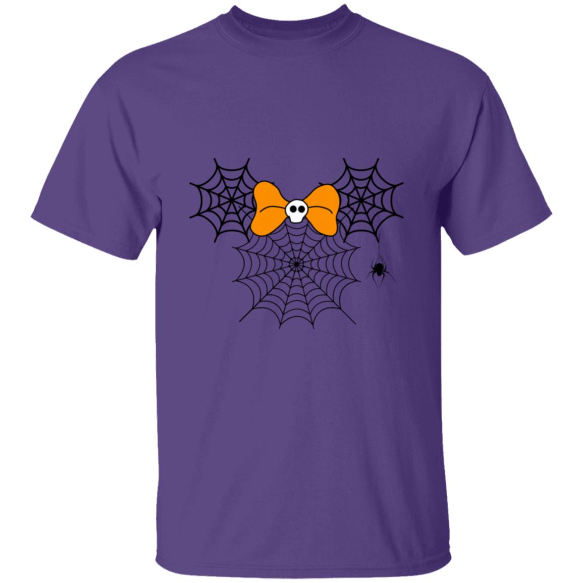 Minnie Mouse Spider Web Halloween T Shirt