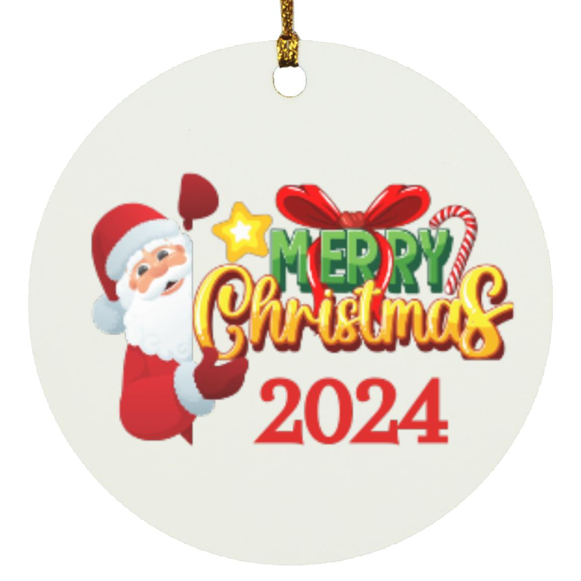 Merry Christmas 2024 Ornament