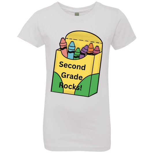 Second Grade Rocks Kids T Shirt